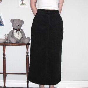 vintage woolrich corduroy maxi skirt
